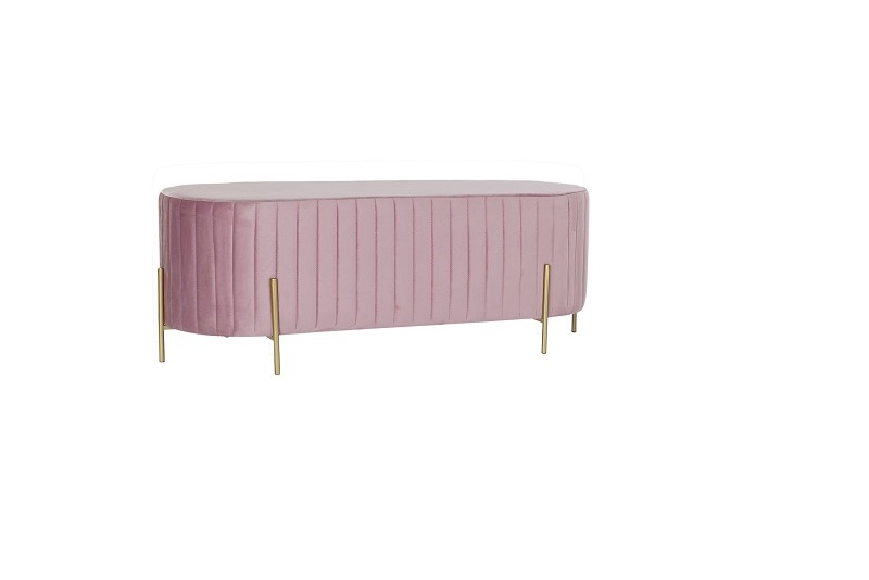 DESCALZADORA  POLIESTER METAL 123X50X45CM ROSA